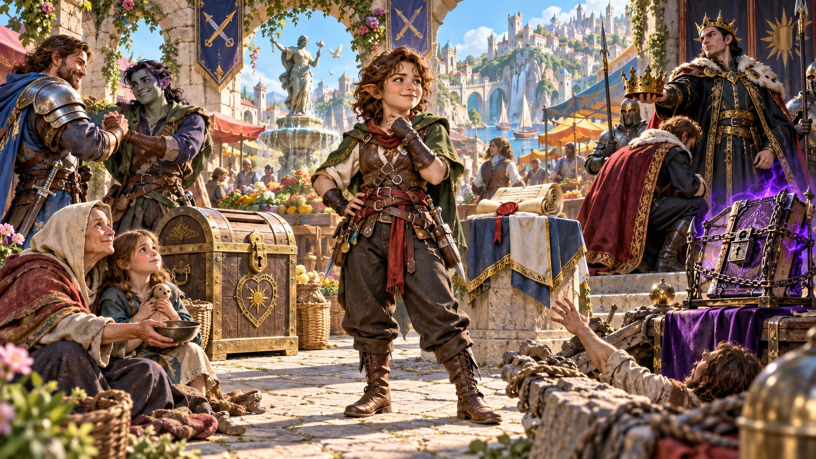 Illustrated personal lines and open character choices